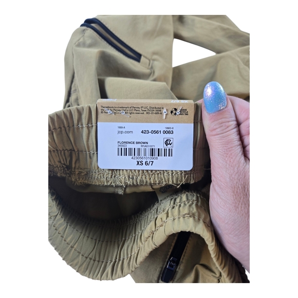 NWT Tan Jogger Pants Sz XS 6/7 - Picture 4 of 7